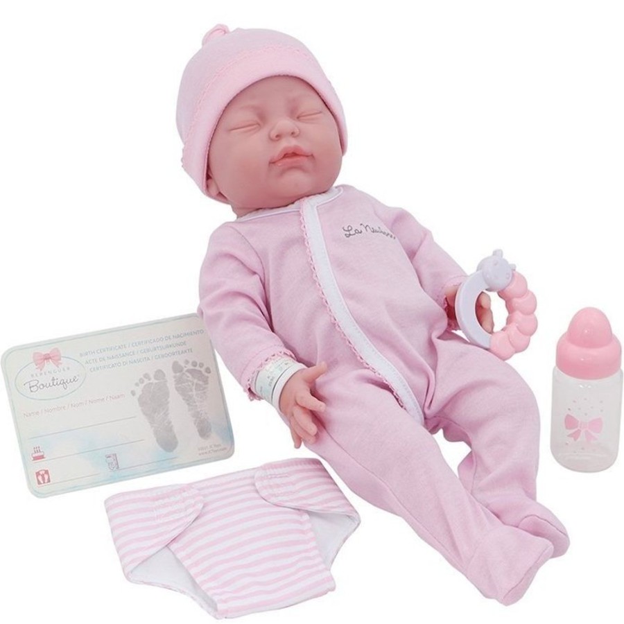 Dolls  Berenguer Boutique | Berenguer Boutique Doll 43 Cm - La Newborn Retro Pink 18300