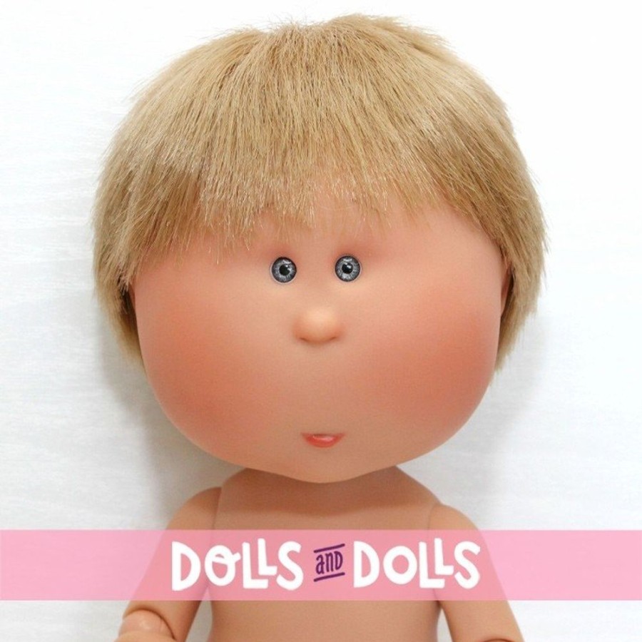 Dolls  Nines d'Onil | Nines D'Onil Doll 30 Cm - Mio Articulated - Mio Blond With Straight Hair - Without Clothes