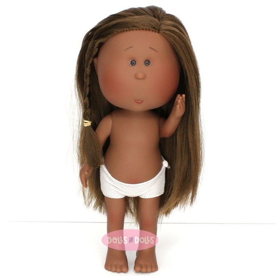 Dolls  Nines d'Onil | Nines D'Onil Doll 30 Cm - Mia Black With Straight Hair - Without Clothes