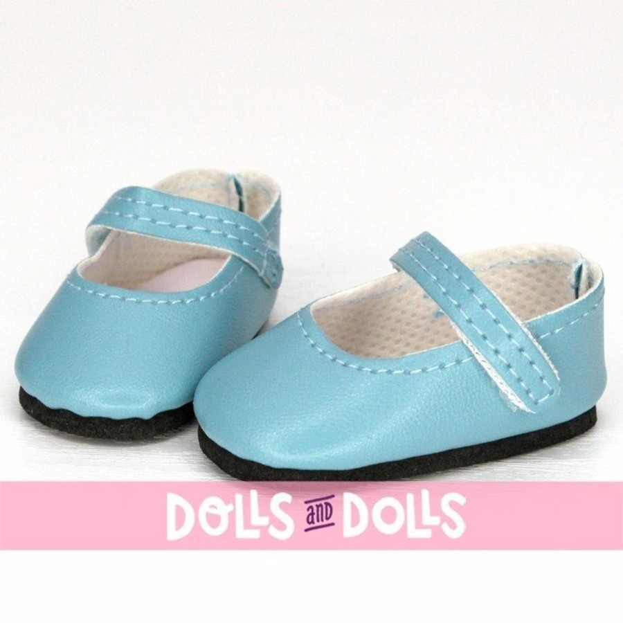 Accessories  Paola Reina | Complements For Paola Reina 32 Cm Doll - Las Amigas - Light Blue Shoes