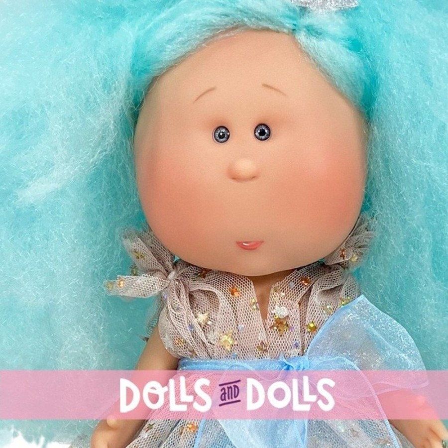 Dolls  Nines d'Onil | Nines D'Onil Doll 30 Cm - Mia Cotton Candy Blue