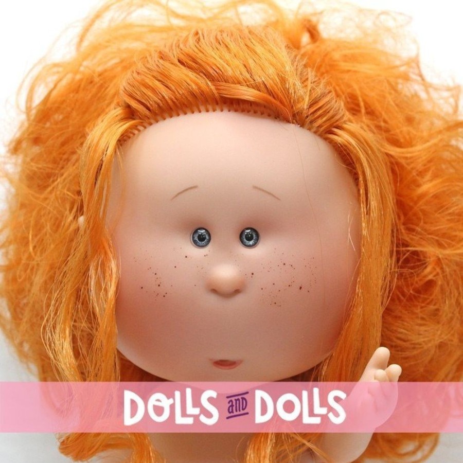 Dolls  Nines d'Onil | Nines D'Onil Doll 30 Cm - Mia Articulated - Mia Redhead With Wavy Hair - Without Clothes