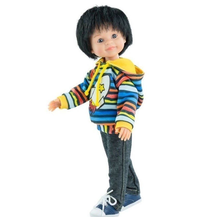 Dolls  Paola Reina | Paola Reina Doll 32 Cm - Las Amigas - Unai With Rocket Sweatshirt