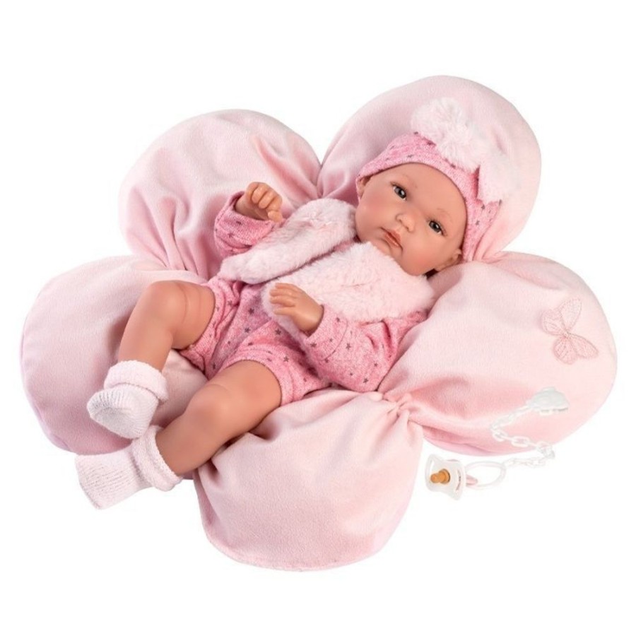 Dolls  Llorens | Llorens Doll 35 Cm - Bimba With Pink Cushion