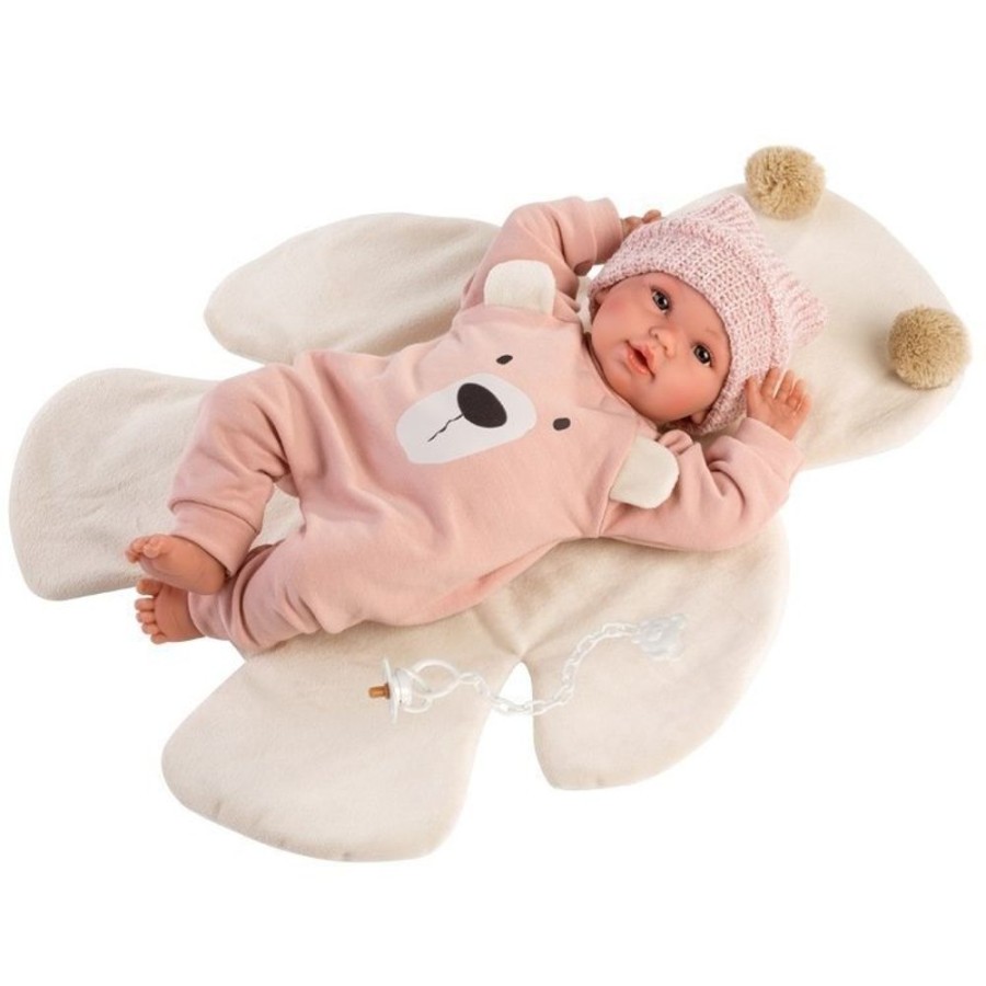 Dolls  Llorens | Llorens Doll 36 Cm - Newborn Crying Pink Bear