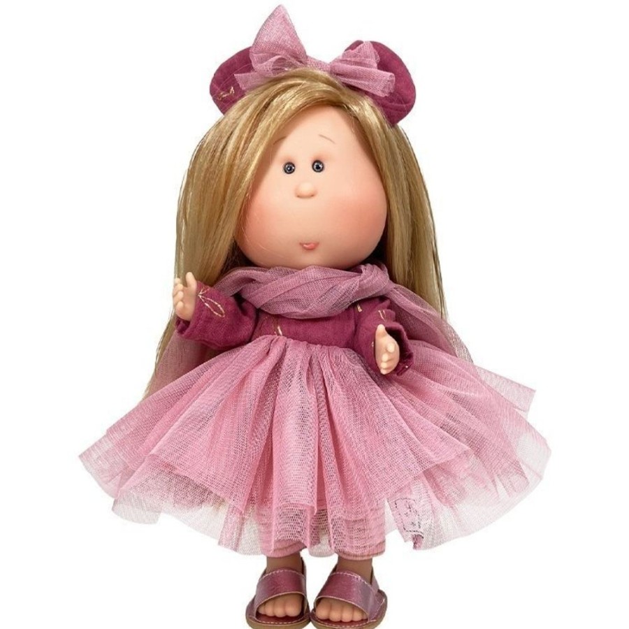 Dolls  Nines d'Onil | Nines D'Onil Doll 30 Cm - Mia Blonde With Pink Tulle Dress