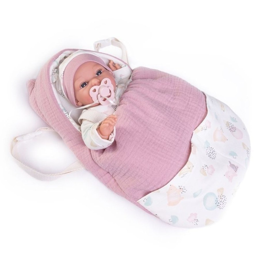 Dolls  Antonio Juan | Antonio Juan Doll 34 Cm - Newborn Baby Toneta Palabritas Baby Carrier Bag