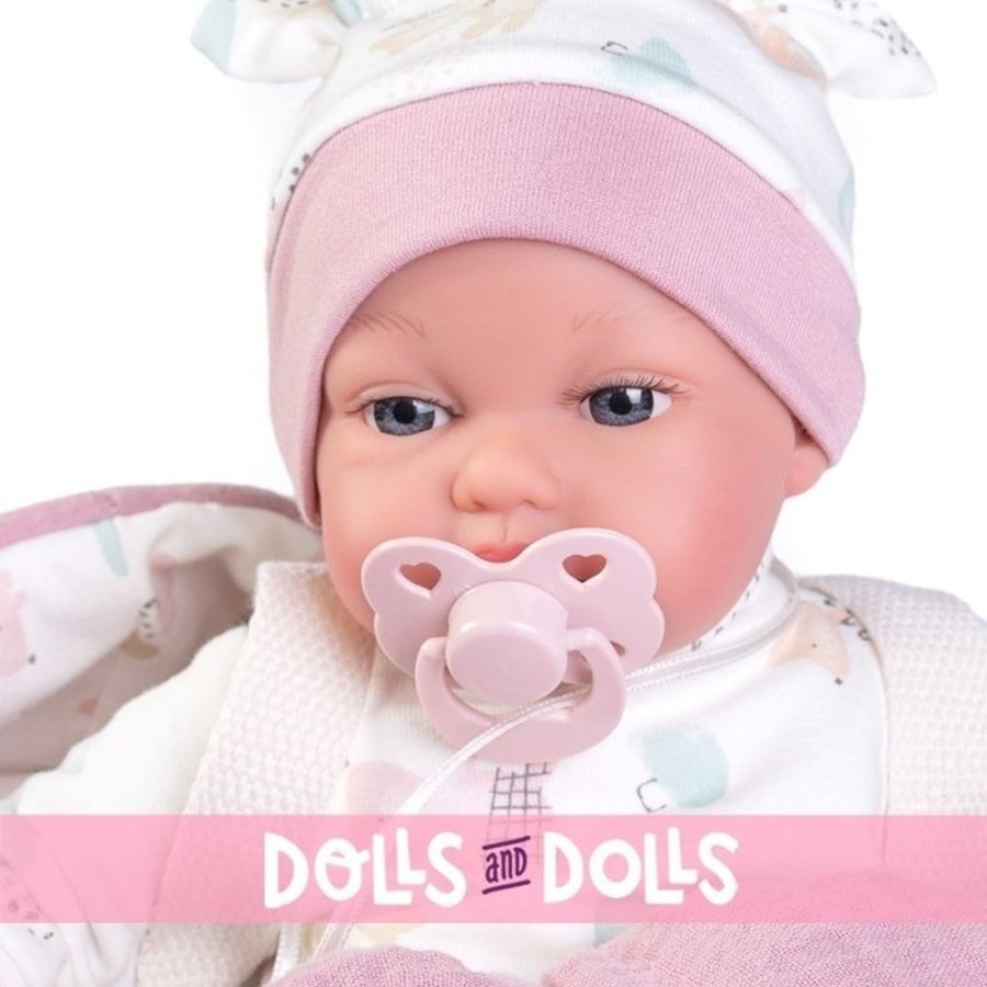 Dolls  Antonio Juan | Antonio Juan Doll 34 Cm - Newborn Baby Toneta Palabritas Baby Carrier Bag