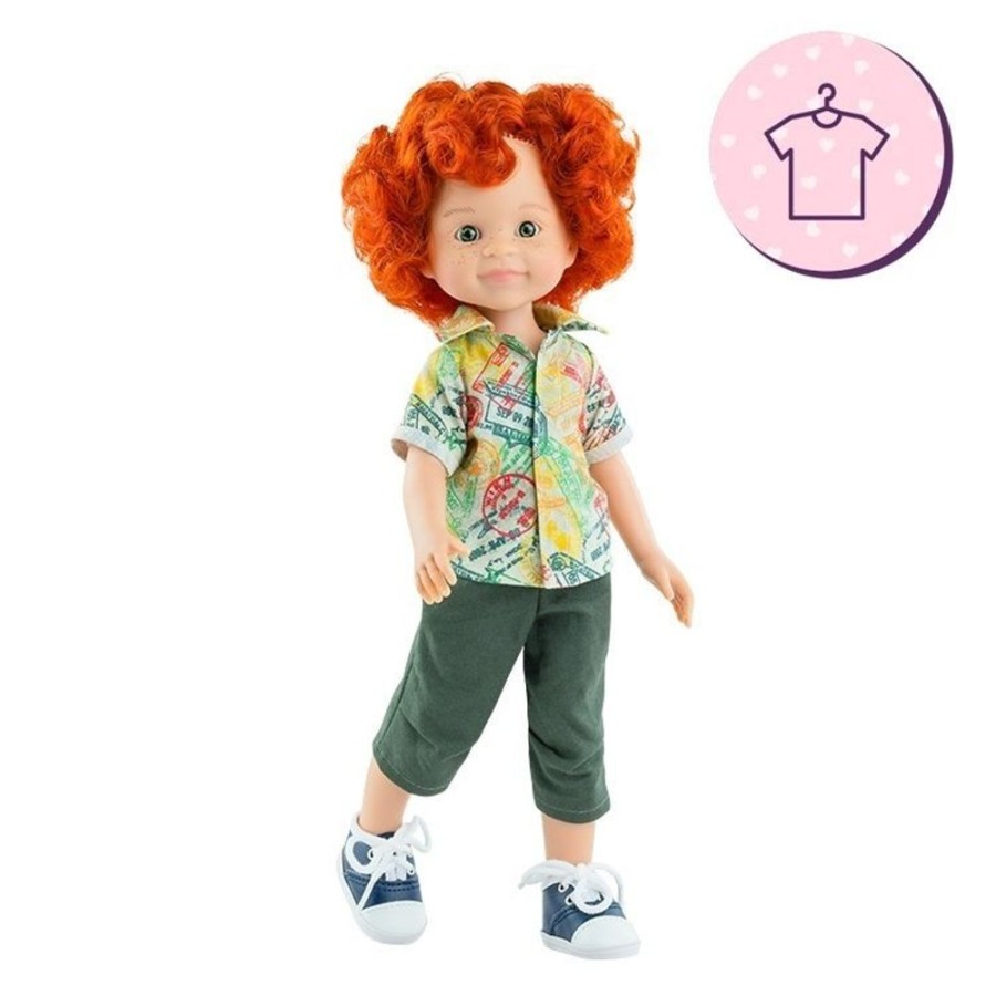 Dolls  Paola Reina | Outfit For Paola Reina Doll 32 Cm - Las Amigas - Dario - Summer Set Of Prints