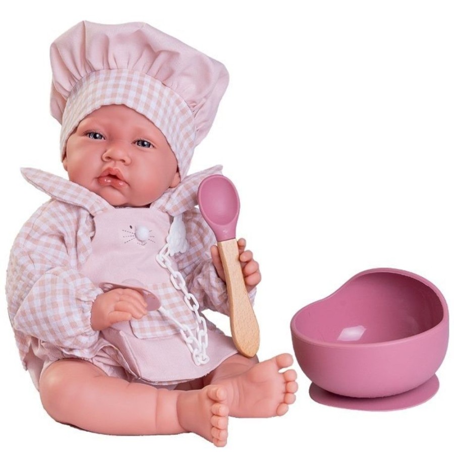 Dolls  Antonio Juan | Antonio Juan Doll 42 Cm - Newborn Cook With Apron For You