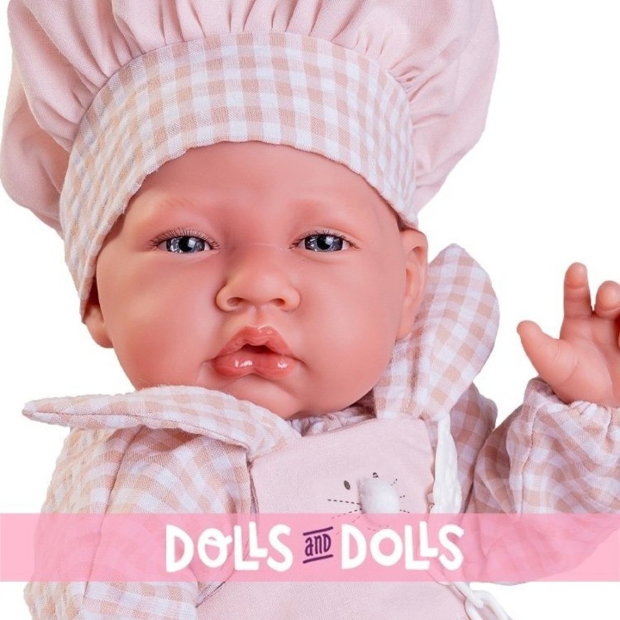 Dolls  Antonio Juan | Antonio Juan Doll 42 Cm - Newborn Cook With Apron For You