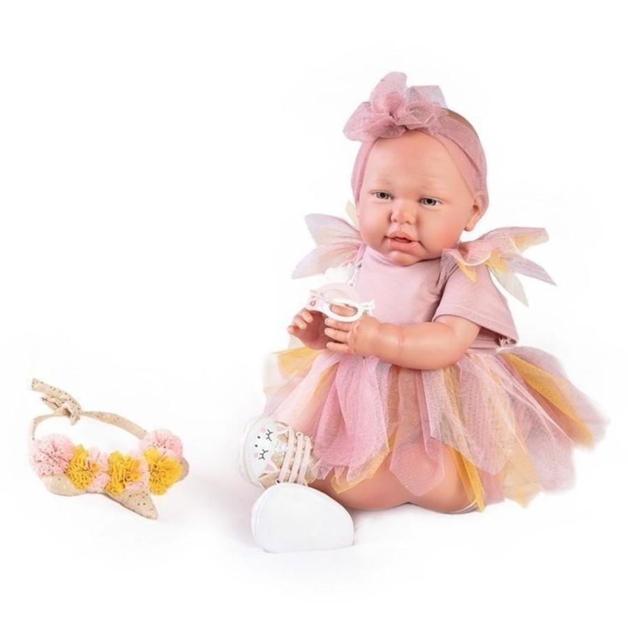 Dolls  Antonio Juan | Antonio Juan Doll 52 Cm - "Mi Primer Reborn" Daniela Fairy With Headband For You