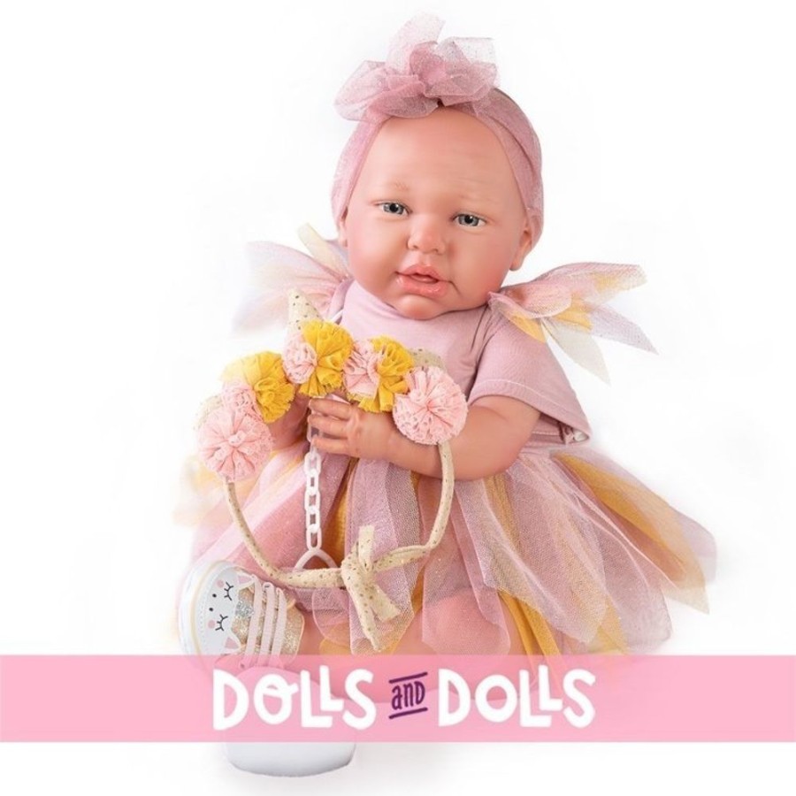 Dolls  Antonio Juan | Antonio Juan Doll 52 Cm - "Mi Primer Reborn" Daniela Fairy With Headband For You