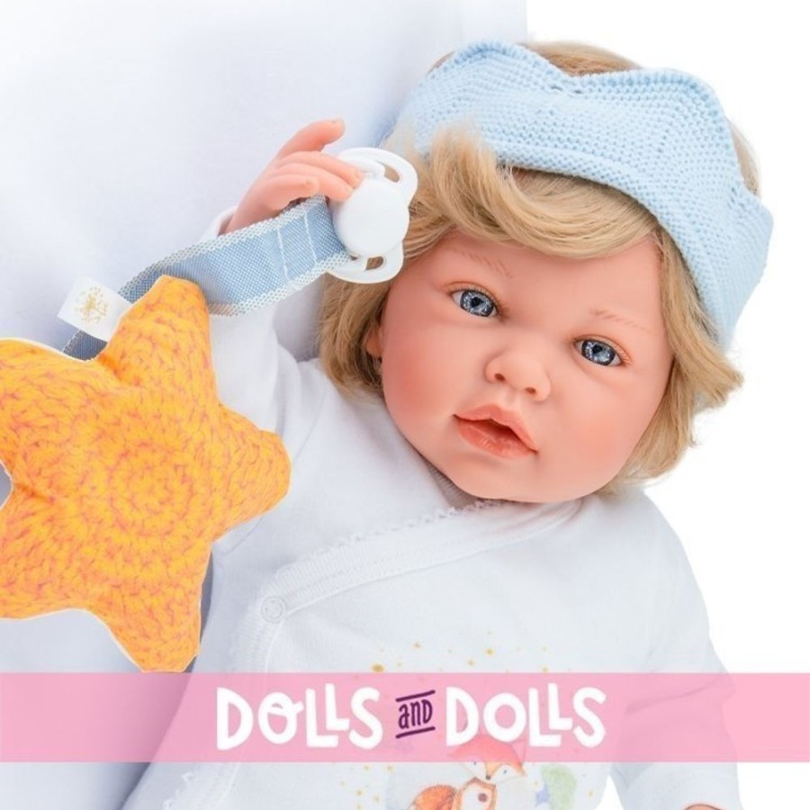 Dolls  Marina & Pau | Marina & Pau Doll 45 Cm - Newborn Luka Principe