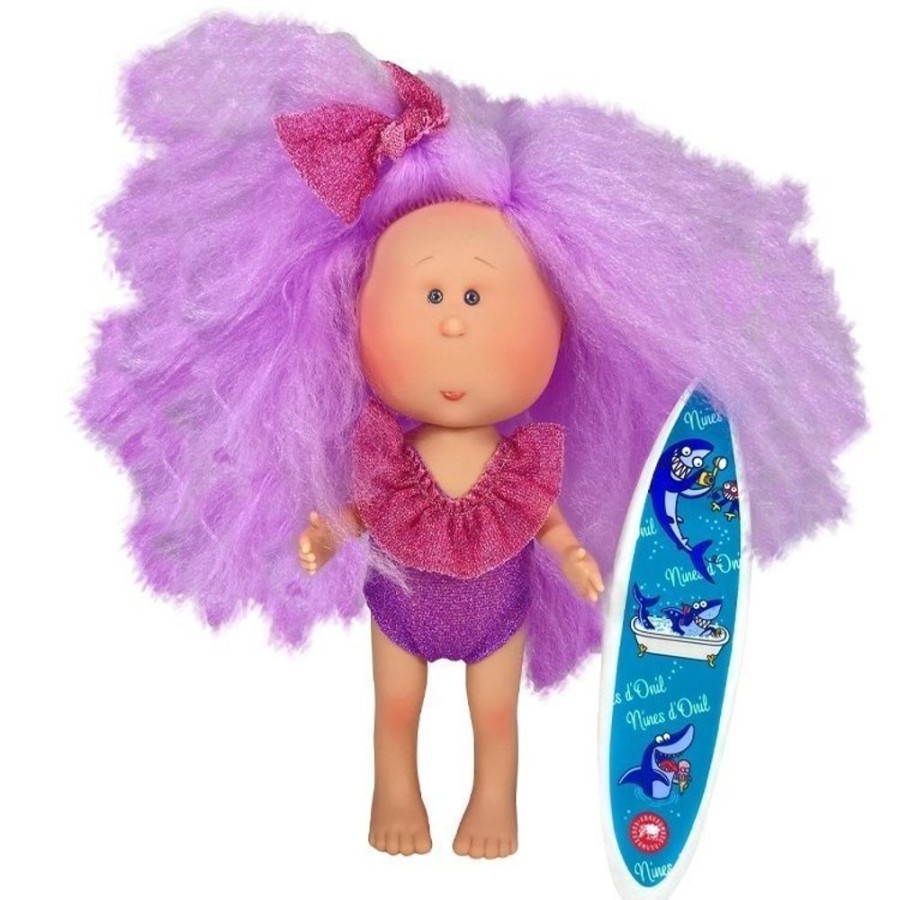 Dolls  Nines d'Onil | Nines D'Onil Doll 30 Cm - Mia Summer With Violet Hair And Swimsuit