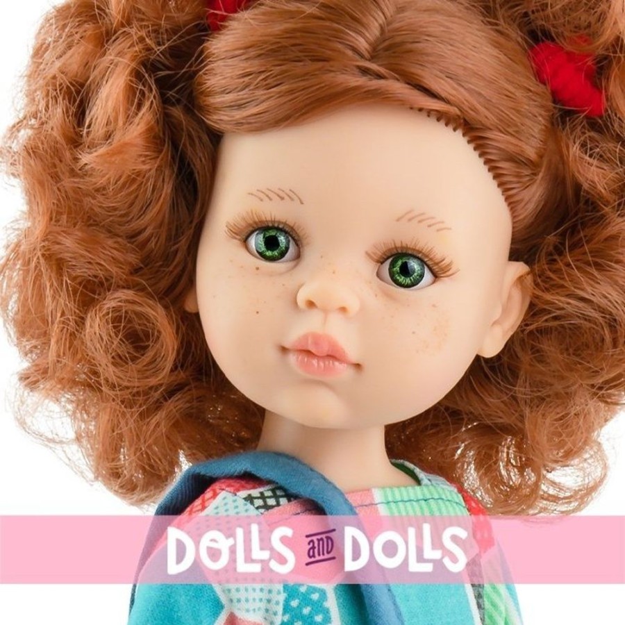 Dolls  Paola Reina | Paola Reina Doll 32 Cm - Las Amigas - Virgi With Hexagon Dress And Bag