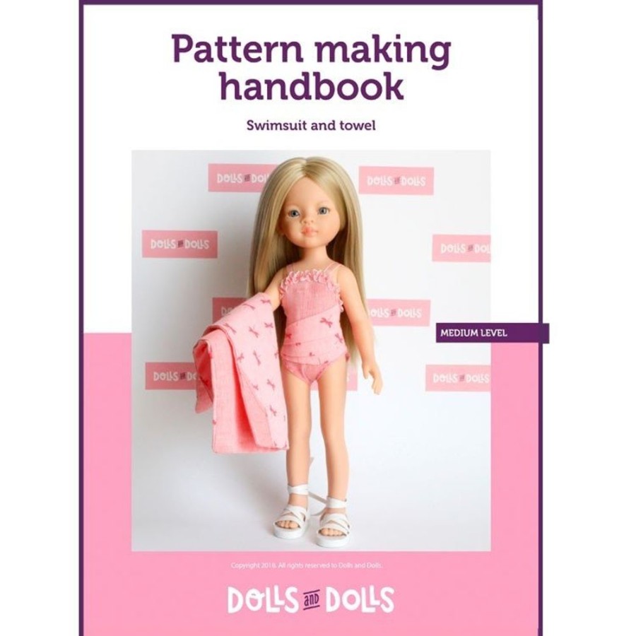 Accessories  Dolls And Dolls | Dolls And Dolls Downloadable Pattern For Las Amigas Dolls - Swimsuit With Towel