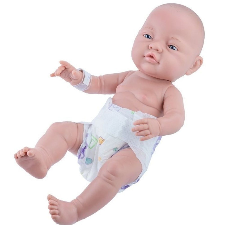 Dolls  Paola Reina | Paola Reina Doll 45 Cm - Bebito Newborn With Nappy