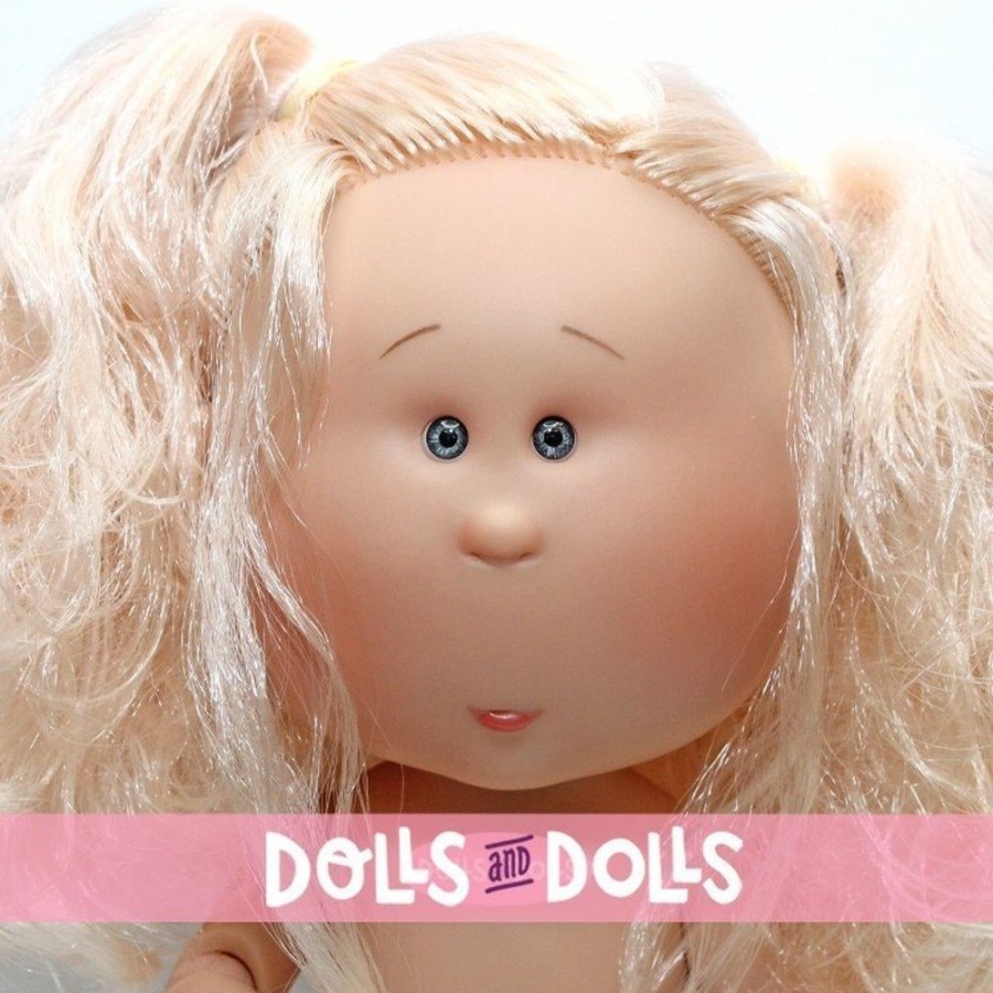 Dolls  Nines d'Onil | Nines D'Onil Doll 30 Cm - Mia Articulated - Mia With Pink Wavy Hair - Without Clothes