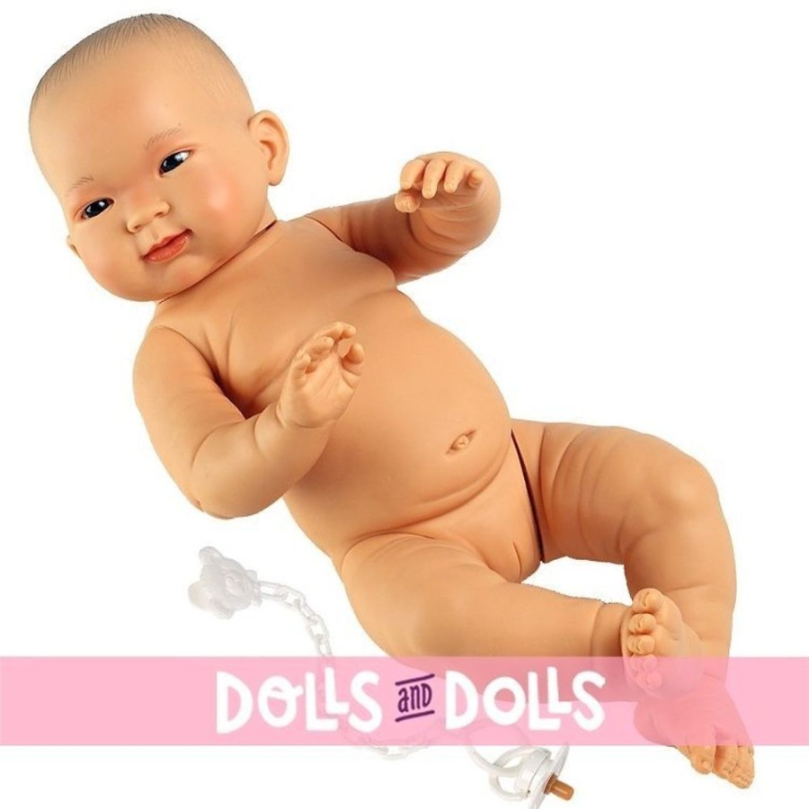 Dolls  Llorens | Llorens Doll 45 Cm - Nena Lian Asian Without Clothes