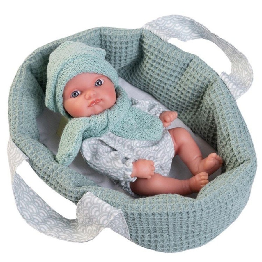 Dolls  Antonio Juan | Antonio Juan Doll 21 Cm - Mufly With Carrycot