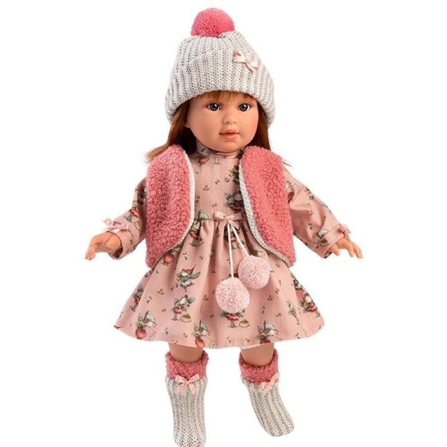 Dolls  Llorens | Llorens Doll 40 Cm - Sofia With Fairy Dress And Pink Vest