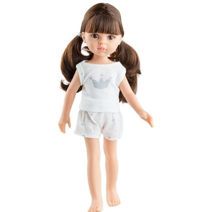 Dolls  Paola Reina | Paola Reina Doll 32 Cm - Las Amigas - Carol Pyjamas With Pigtails - Las Amigas - 32 Cm - Paola Reina