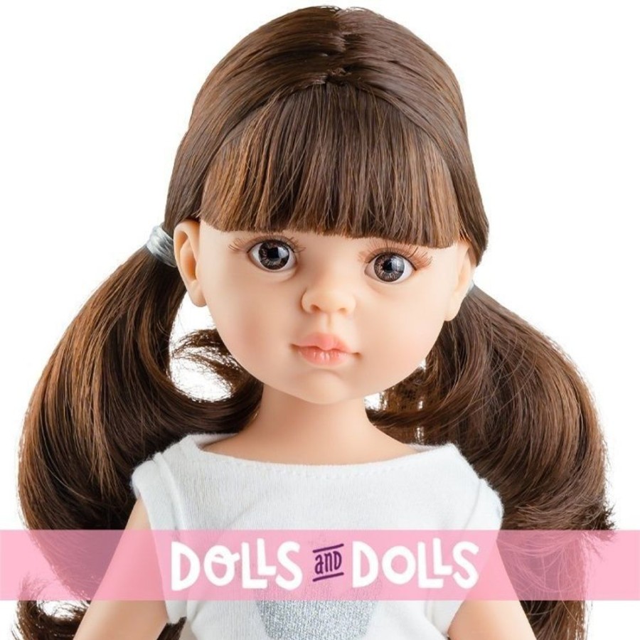 Dolls  Paola Reina | Paola Reina Doll 32 Cm - Las Amigas - Carol Pyjamas With Pigtails - Las Amigas - 32 Cm - Paola Reina