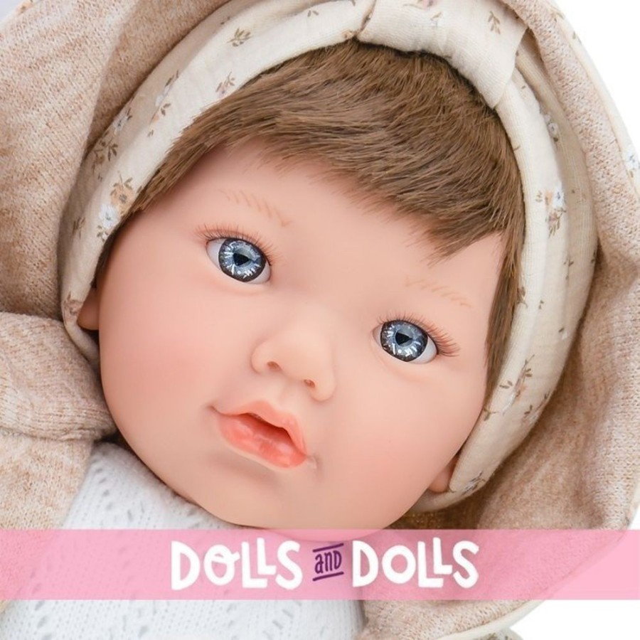 Dolls  Marina & Pau | Marina & Pau Doll 45 Cm - Newborn Alina Mousseline