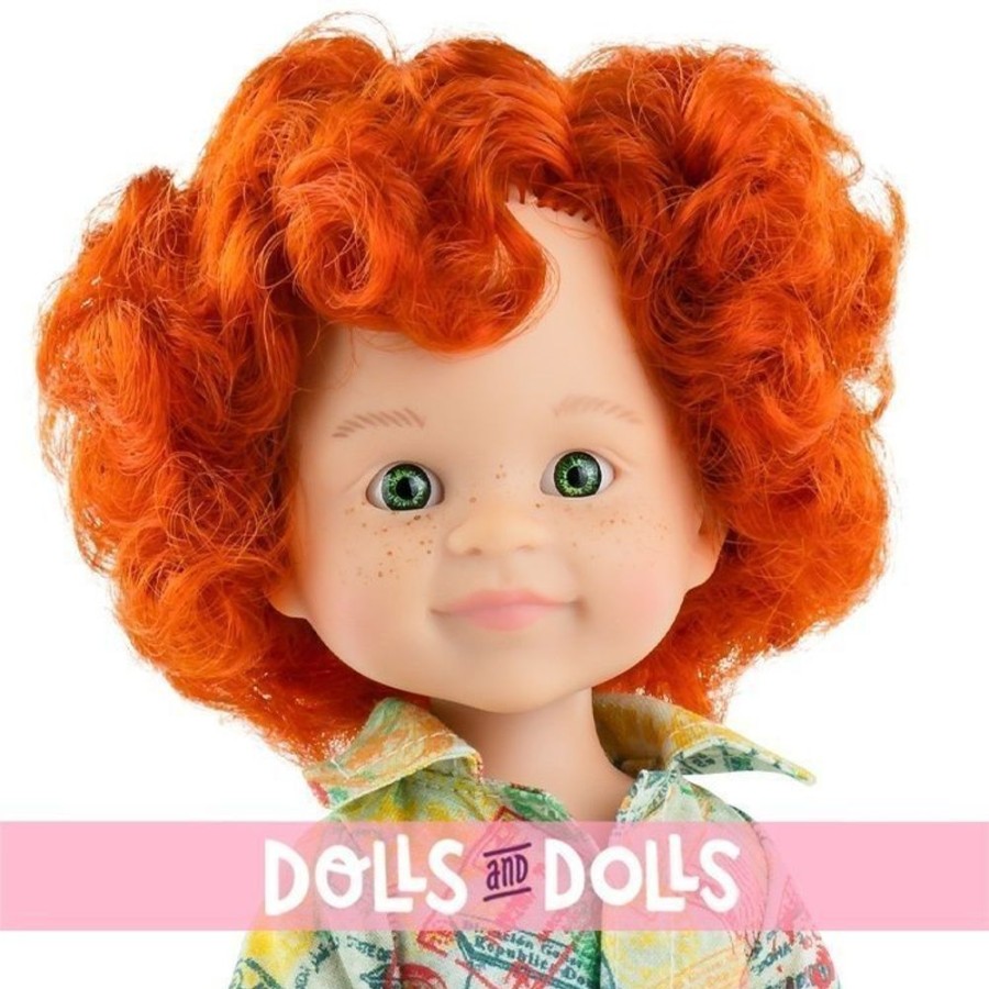 Dolls  Paola Reina | Paola Reina Doll 32 Cm - Las Amigas - Dario With A Summery Set Of Prints