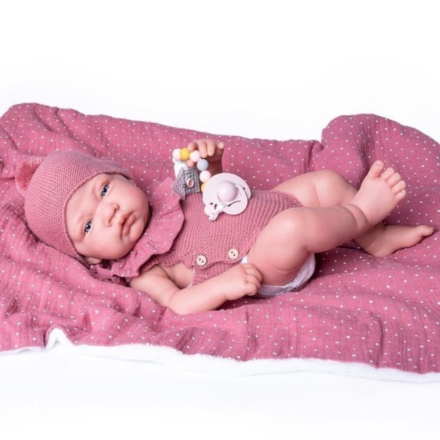 Dolls  Antonio Juan | Antonio Juan Doll 42 Cm - Sweet Reborn Newborn Girl Couple With Vinyl Body