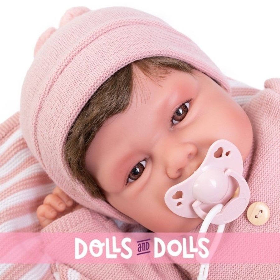 Dolls  Antonio Juan | Antonio Juan Doll 50 Cm - Babydoo Palabritas With Pajamas And Blanket