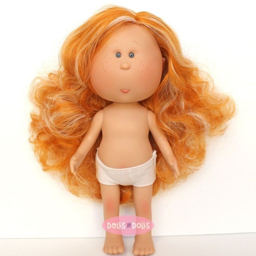 Dolls  Nines d'Onil | Nines D'Onil Doll 30 Cm - Exclusive - Mia With Orange Hair With Highlights - Without Clothes