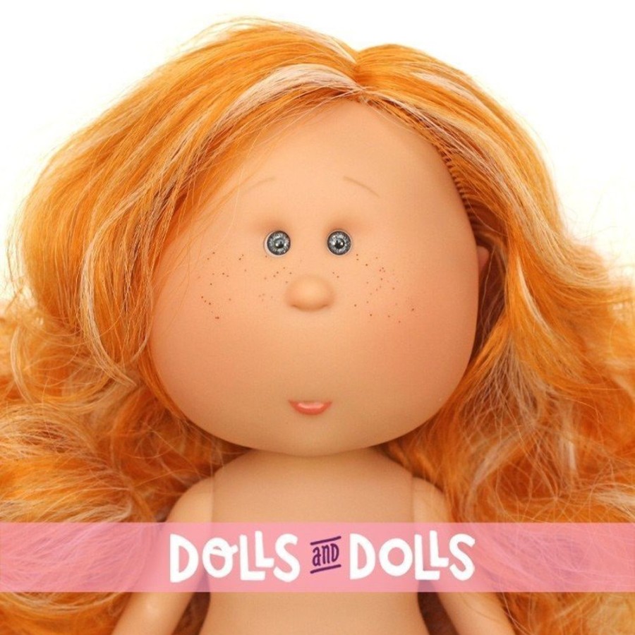 Dolls  Nines d'Onil | Nines D'Onil Doll 30 Cm - Exclusive - Mia With Orange Hair With Highlights - Without Clothes