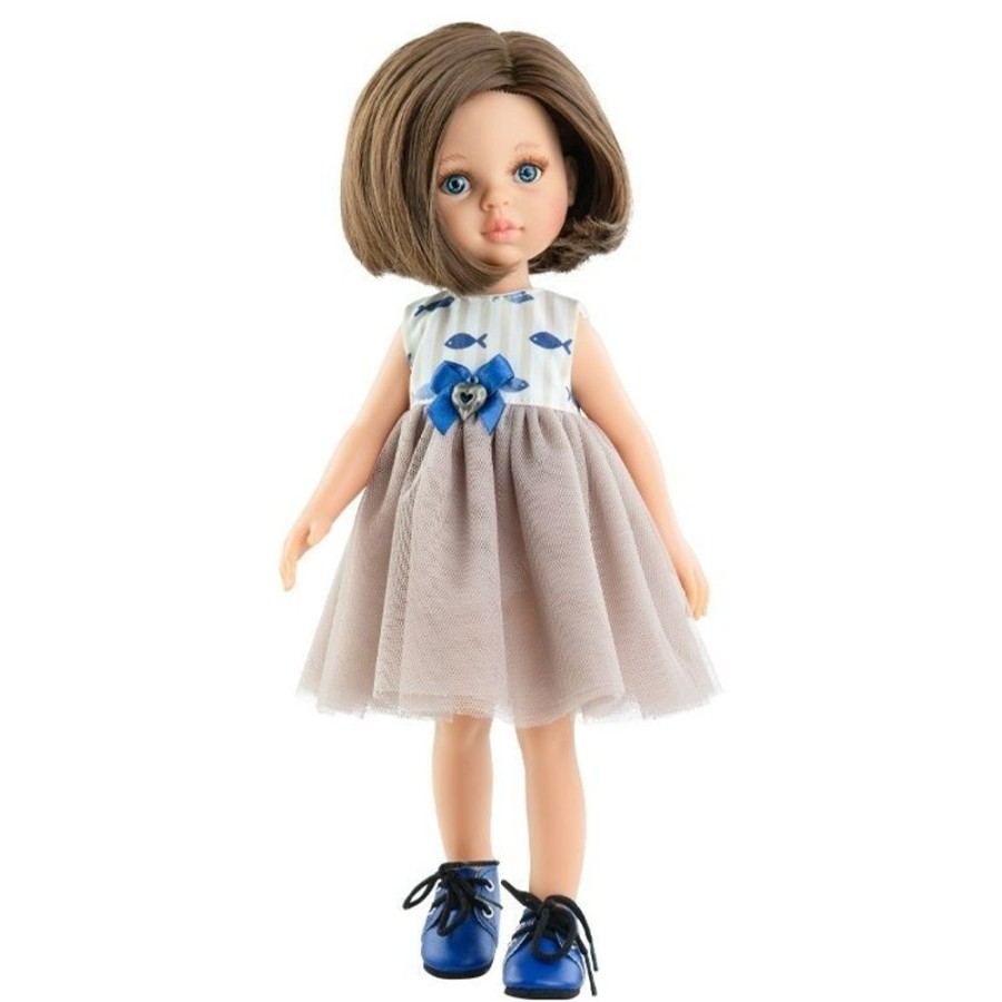 Dolls  Paola Reina | Paola Reina Doll 32 Cm - Las Amigas - Mari Mari With Little Fishes Dress