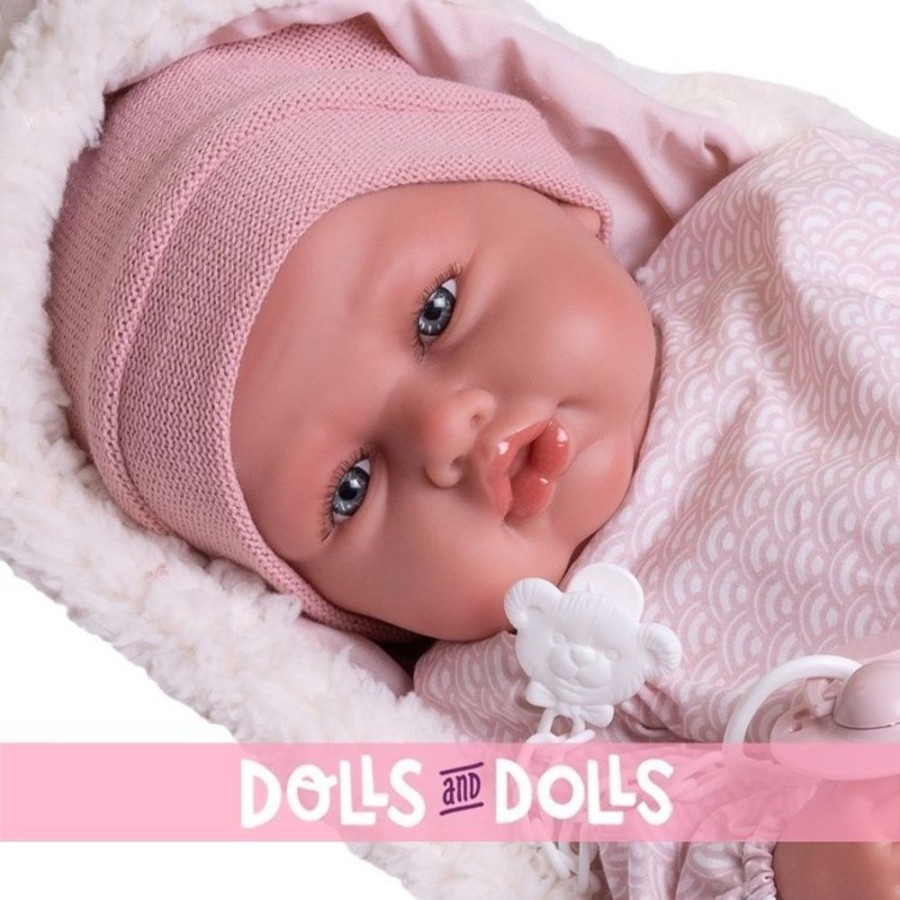 Dolls  Antonio Juan | Antonio Juan Doll 50 Cm - Babydoo Little Words With A Sheepskin Sack