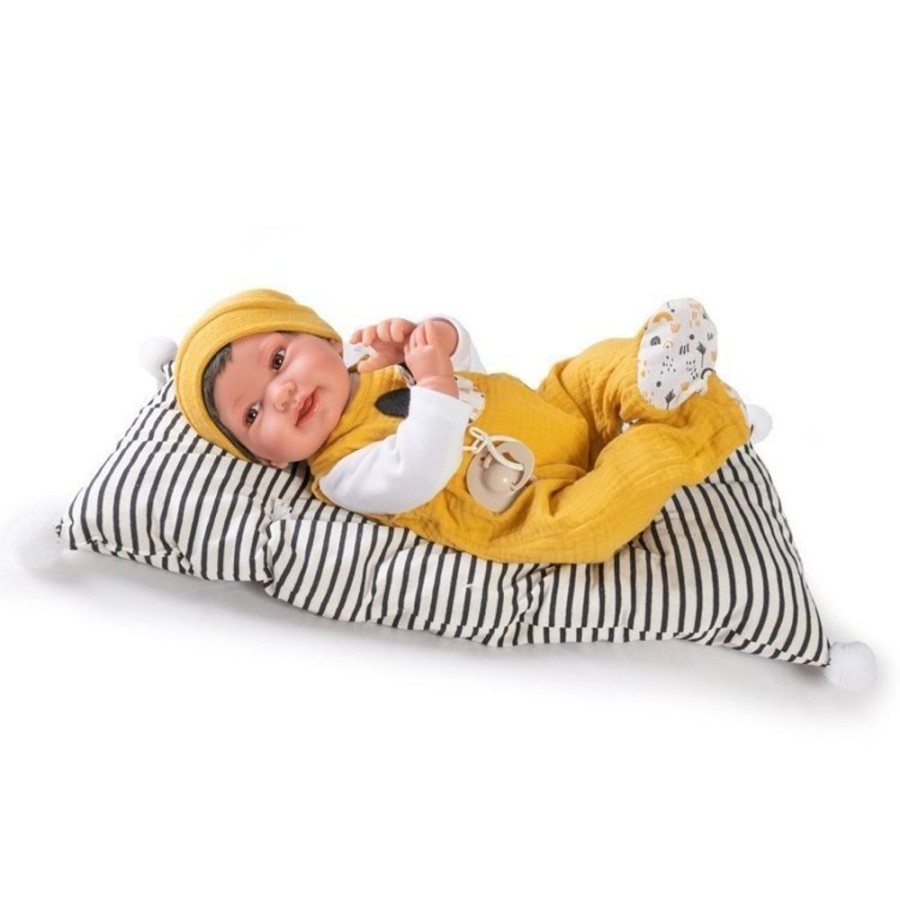 Dolls  Antonio Juan | Antonio Juan Doll 42 Cm - Newborn Pipo Little Ears With Cushion