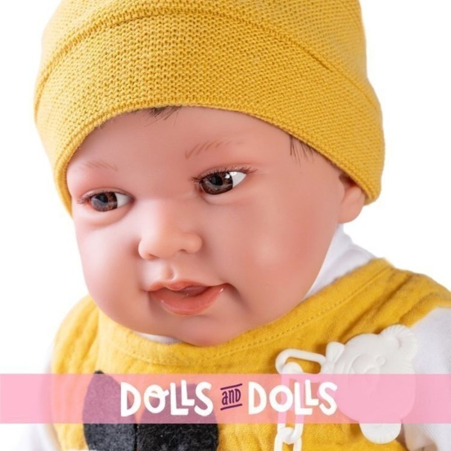 Dolls  Antonio Juan | Antonio Juan Doll 42 Cm - Newborn Pipo Little Ears With Cushion