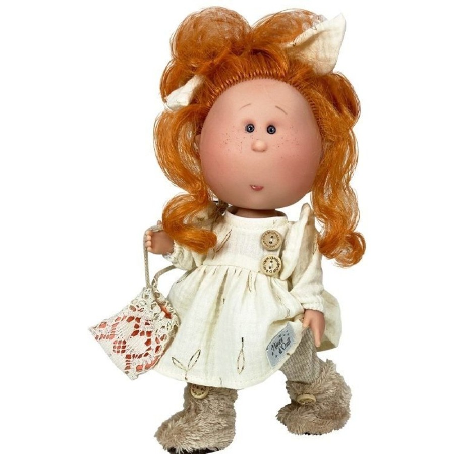 Dolls  Nines d'Onil | Nines D'Onil Doll 30 Cm - Mia Redhead With Beige Dress