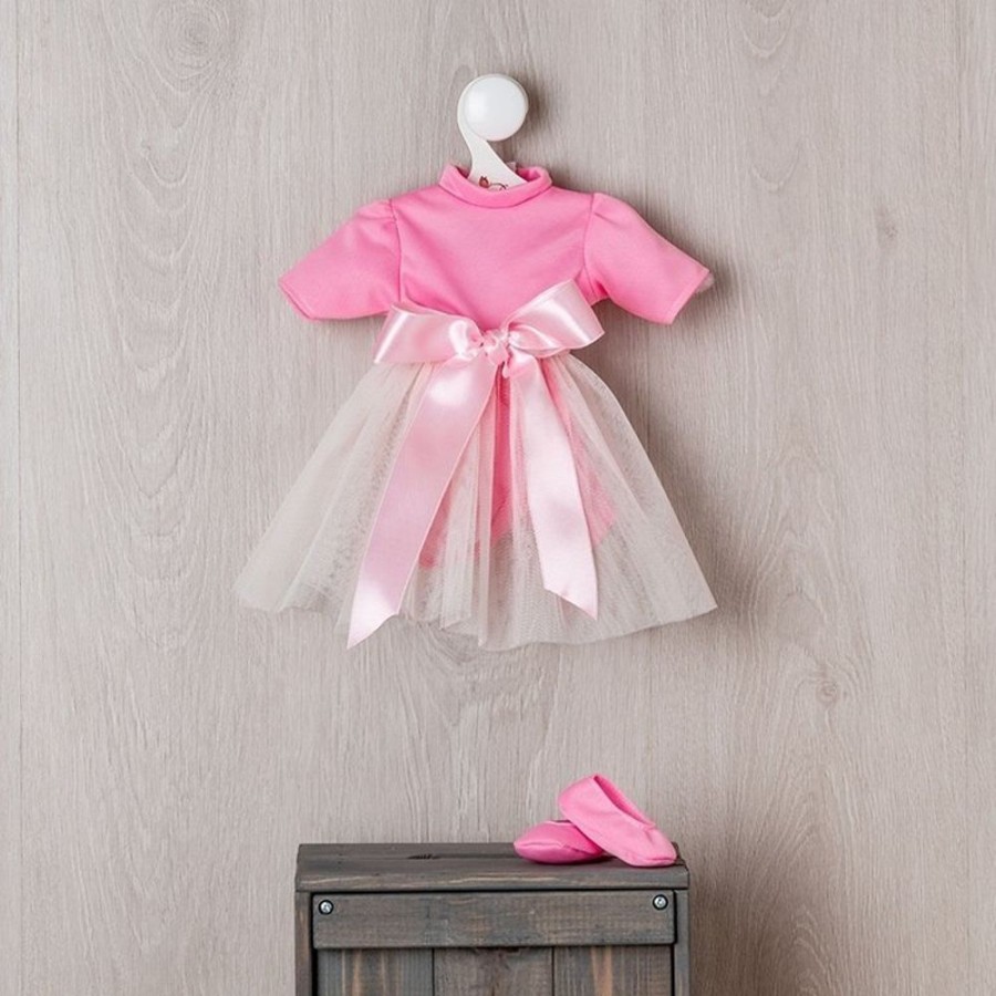 Accessories  Así | Outfit For Asi Doll 57 Cm - Pink And Beige Ballet Set For Pepa Doll