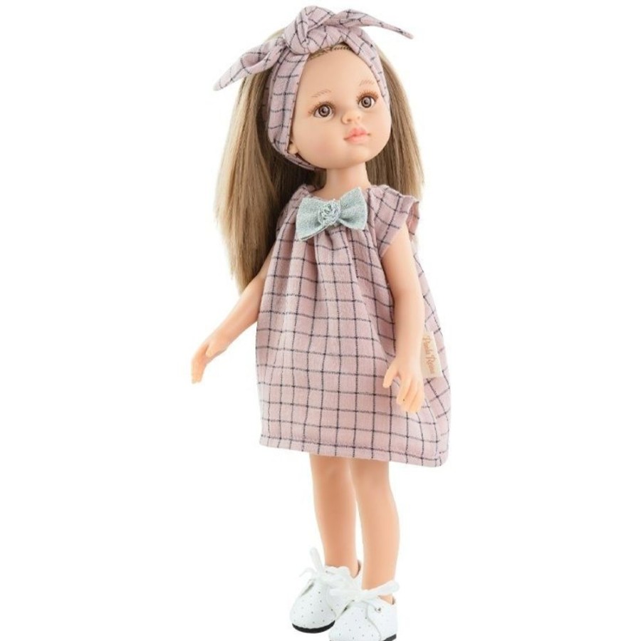 Dolls  Paola Reina | Paola Reina Doll 32 Cm - Las Amigas - Pili With Pink Square Set