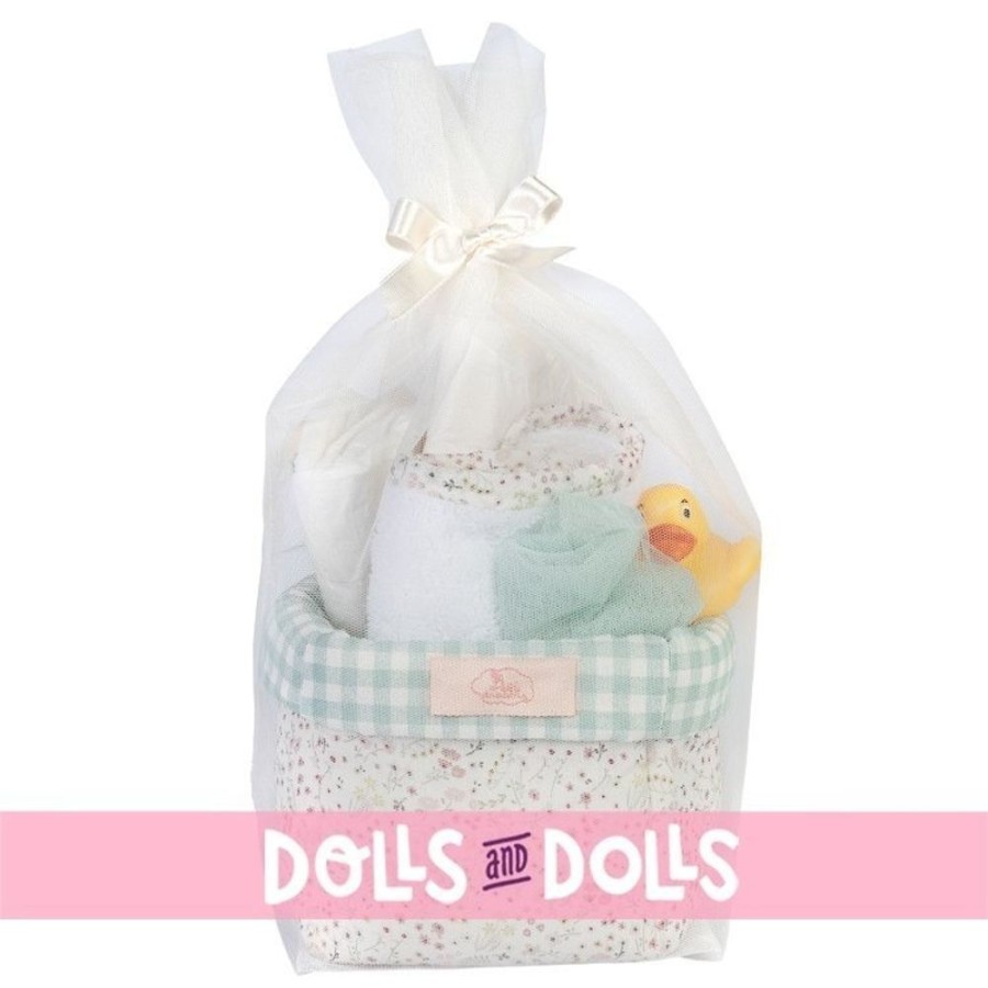 Accessories  Así | Complements For Asi Doll - Asi Dreams - Cloe Collection - Bathroom Accessories Basket 36-50 Cm