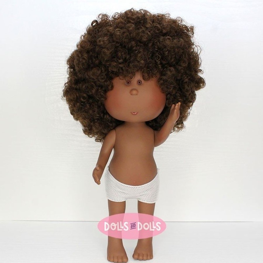 Dolls  Nines d'Onil | Nines D'Onil Doll 30 Cm - Mia Black With Curly Hair - Without Clothes