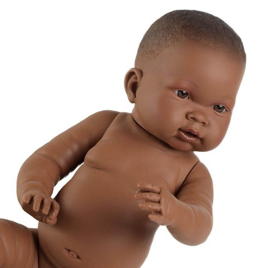 Dolls  Llorens | Llorens Doll 45 Cm - Nena African-American Without Clothes