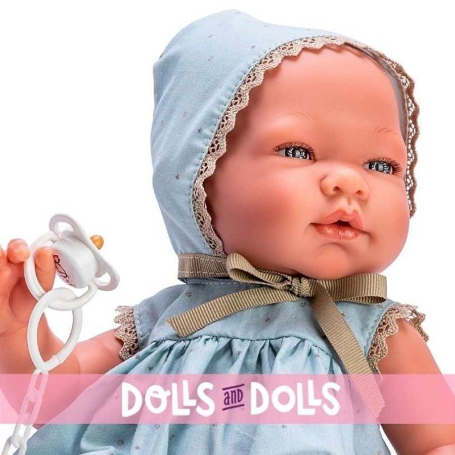 Dolls  Así | Asi Doll 43 Cm - Pablo With Star Romper Suit With Blue Background